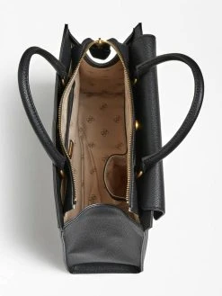 Guess Laukku Zira High Society Satchel Black -GUESS myymälä 2001003796639 2