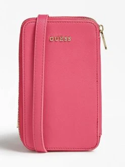Guess Kännykkäpussi Double Phone Pounch Pink
