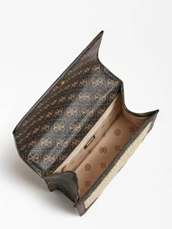 Guess Laukku Abey Crossbody Flap Natural -GUESS myymälä 2001003917690 1