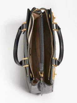 Guess Laukku Katey Luxury Satchel Black -GUESS myymälä 2001003920195 1