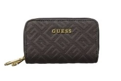 GUESS myymälä 16 Guess Lompakko Lorey Double Zip Mini Wallet Black