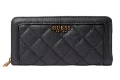 Guess Lompakko Abey Slg Large Zip Around Black