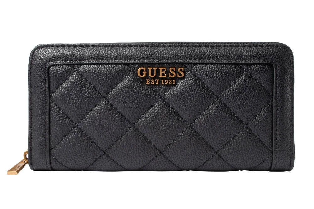 Guess Lompakko Abey Slg Large Zip Around Black 1 Guess Lompakko Abey Slg Large Zip Around Black