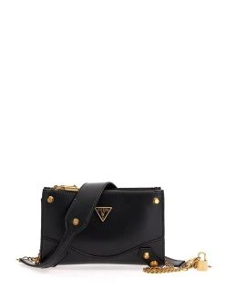 Guess Laukku Amantea Top Zip Crossbody Black