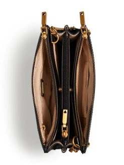 Guess Laukku Amantea Top Zip Crossbody Black -GUESS myymälä 2001003983657 2