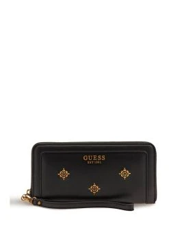 Guess Lompakko Abey Slg Large Zip Around Black