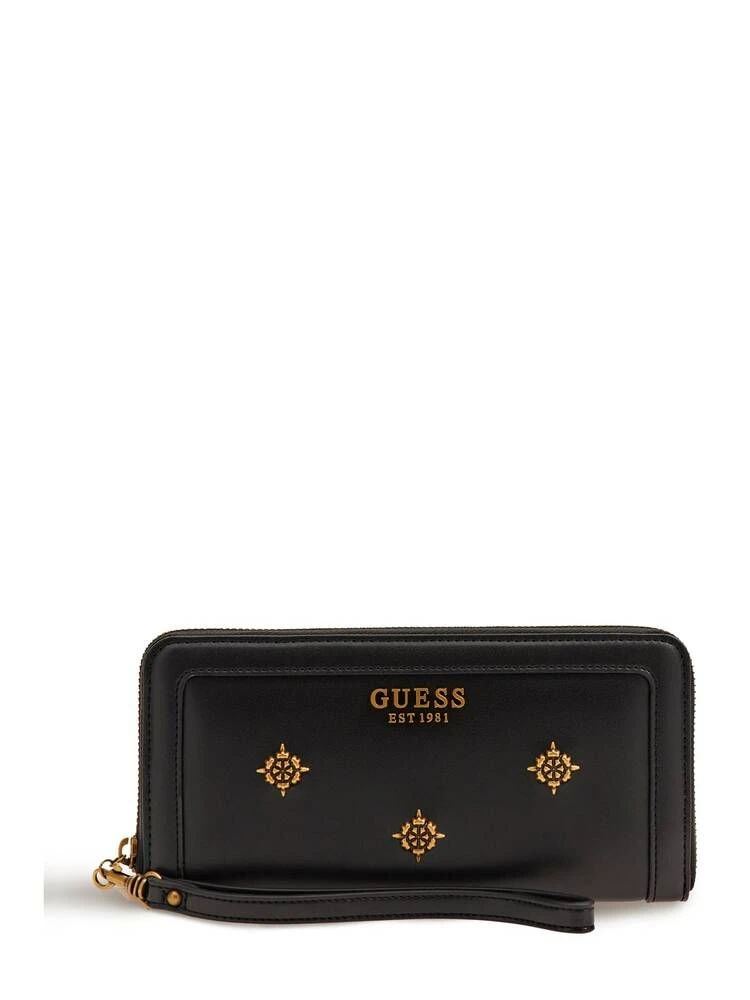 Guess Lompakko Abey Slg Large Zip Around Black 1 Guess Lompakko Abey Slg Large Zip Around Black