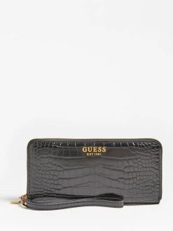 Guess Lompakko Bla Laurel Slg Large Zip Around