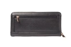 Alternative view of Guess Lompakko Laurel Slg Large Zip Around Black