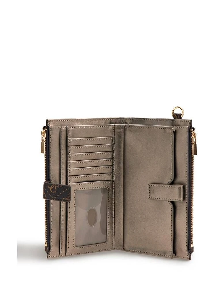 Guess Lompakko Eco Brenton Slg Dbl Zip Organizer Bnl 3 Guess Lompakko Eco Brenton Slg Dbl Zip Organizer Bnl - Image 3