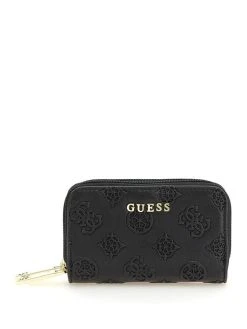 GUESS myymälä 10 Guess Lompakko Bla Double Zip Mini Wallet