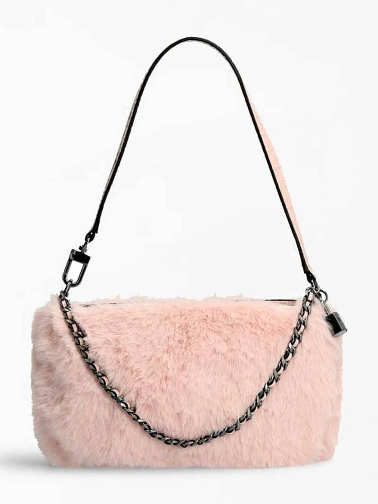 Guess Olkalaukku Katey Luxe Mini Top Zip Shldr Ros 4 Guess Olkalaukku Katey Luxe Mini Top Zip Shldr Ros - Image 4