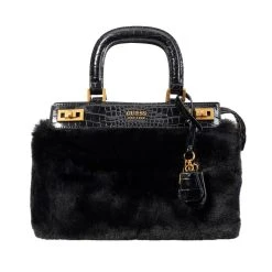 Guess Käsilaukku Katey Luxe Luxury Satchel Black 5 Guess Käsilaukku Katey Luxe Luxury Satchel Black -GUESS myymälä 221163 0