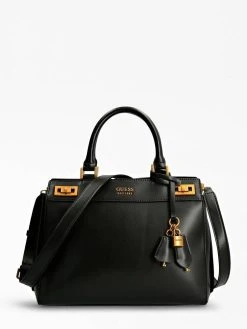 Guess Laukku Katey Luxury Satchel Black -GUESS myymälä 235077 0 1