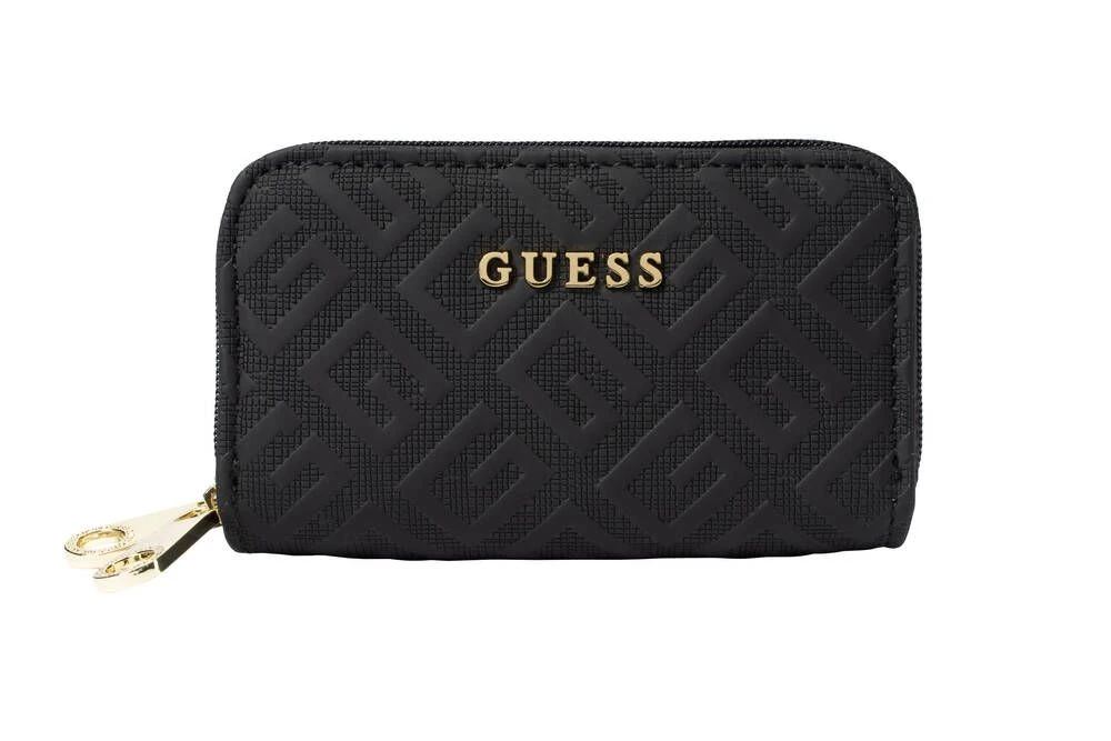 Guess Lompakko Lorey Double Zip Mini Wallet Black 4 Guess Lompakko Lorey Double Zip Mini Wallet Black - Image 4