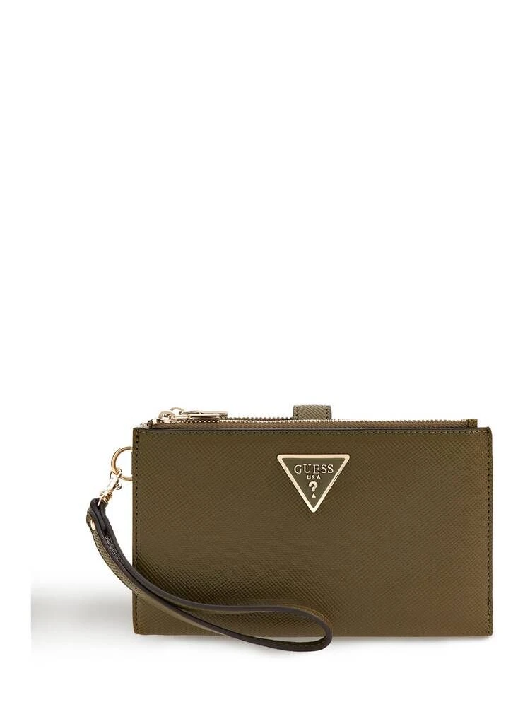 Guess Lompakko Laurel Slg Dbl Zip Organizer Olv 3 Guess Lompakko Laurel Slg Dbl Zip Organizer Olv - Image 3