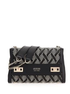 Guess Laukku Katey Flap Shoulder Bag Black -GUESS myymälä 243356 0 2